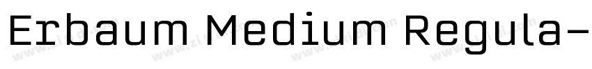 Erbaum Medium Regula字体转换
